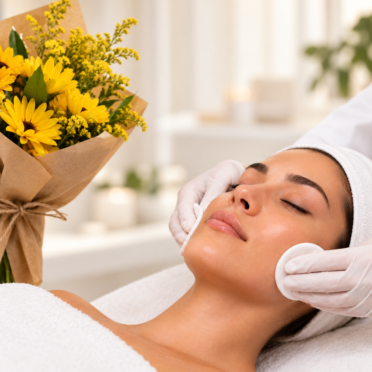 Atención facial en un ambiente cálido y profesional