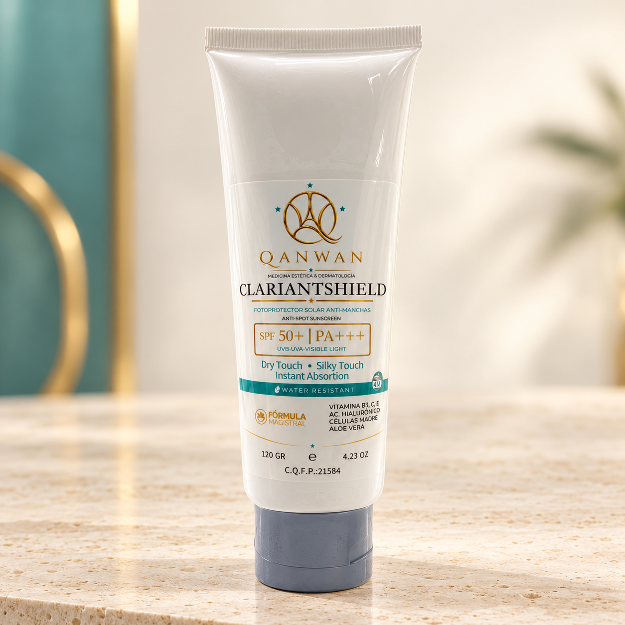 Clariantshield SPF 50+ de QANWAN