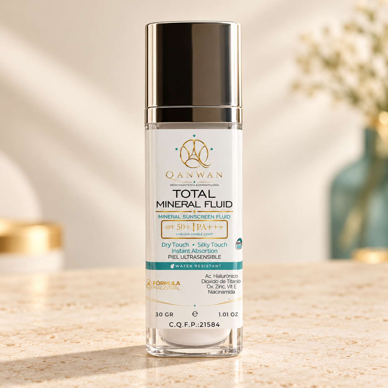 Total Mineral Fluid SPF 50+ de QANWAN